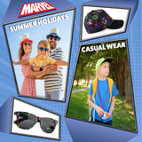 Marvel Spiderman Sunglasses Baseball Cap Set for Kids Adjustable Summer Sun Hat UV400 Kids Holiday Travel Essentials