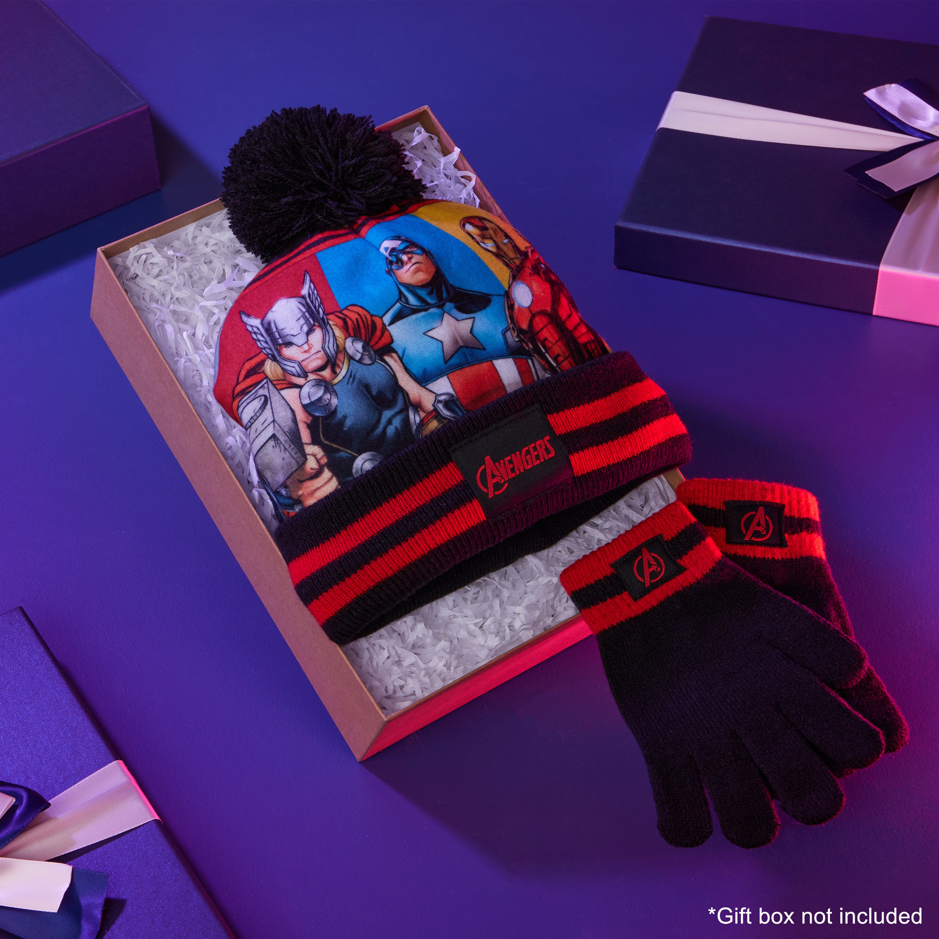 Marvel Boys Winter Accessories Set, Cosy for School Travel - Gifts for Boys - Get Trend