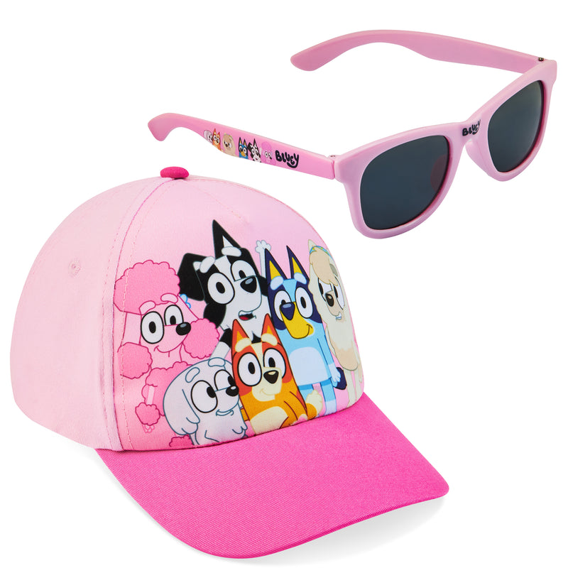 Bluey Girls Sunglasses and Baseball Cap Set