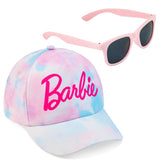 Barbie Sunglasses Baseball Cap for Girls Accessories Set Summer Lightweight Sun Hat UV40