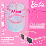 Barbie Sunglasses Baseball Cap for Girls Accessories Set Summer Lightweight Sun Hat UV40