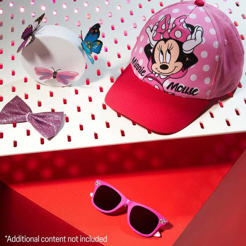 Disney Girls Sunglasses and Baseball Cap Set - Minnie Mouse