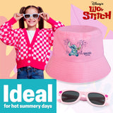 Disney Stitch Sunglasses and Bucket Hat