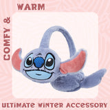 Disney Stitch Fluffy Earmuffs for Girls, Cosy Winter Accessories - Cute Gifts for Girls