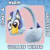 Bluey Girls Fluffy Earmuffs, Winter Accessories Ear Warmers - Gifts for Kids