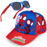 Get Trend Sunglasses Baseball Cap Set for Kids Breathable Adjustable Summer Hat