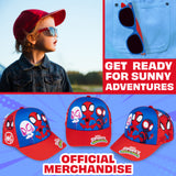 Get Trend Sunglasses Baseball Cap Set for Kids Breathable Adjustable Summer Hat