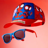 Get Trend Sunglasses Baseball Cap Set for Kids Breathable Adjustable Summer Hat