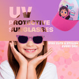 Get Trend Sunglasses Baseball Cap Set for Girls Breathable Adjustable Summer Sun Hat