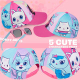 Get Trend Sunglasses Baseball Cap Set for Girls Breathable Adjustable Summer Sun Hat