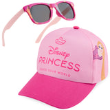 Get Trend Sunglasses Baseball Cap Set for Girls Breathable Adjustable Summer Sun Hat and UV400 Kids Sunglasses Summer Kids Travel Essentials - Get Trend