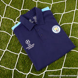 MANCHESTER CITY F.C. Mens Polo Shirt, Short Sleeve Collared T-Shirt Buttoned