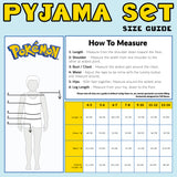 Pokemon Boys Short Pyjamas Set, Breathable Lounge Wear - Gifts for Boys