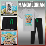 Disney The Mandalorian Boys Pyjamas, Baby Yoda Pyjama Set for Boys - Get Trend