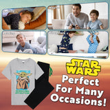 Disney The Mandalorian Boys Pyjamas, Baby Yoda Pyjama Set for Boys - Get Trend