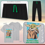 Disney The Mandalorian Boys Pyjamas, Baby Yoda Pyjama Set for Boys - Get Trend