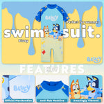 Bluey Girls Swimming Costume Full Body Swimsuit - Get Trend