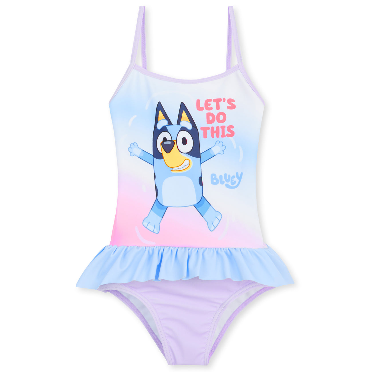 Bluey Family Girls Princess Mesh Party Dress Swimming Costume Beach  Swimsuit