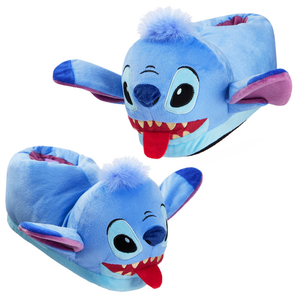 Disney Slippers for Kids - 3D Fluffy Stitch Slippers