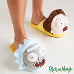 RICK AND MORTY Men's Slippers - 3D Plush Warm Indoor House Shoes - Get Trend