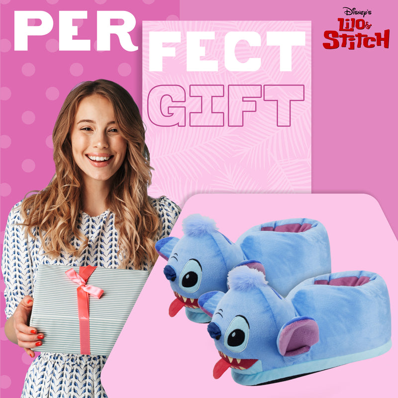Disney Stitch Slippers for Women, Stitch Ladies Slippers