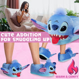 Disney Stitch, Womens Slippers 3D Fluffy Non Slip - Stitch Gifts
