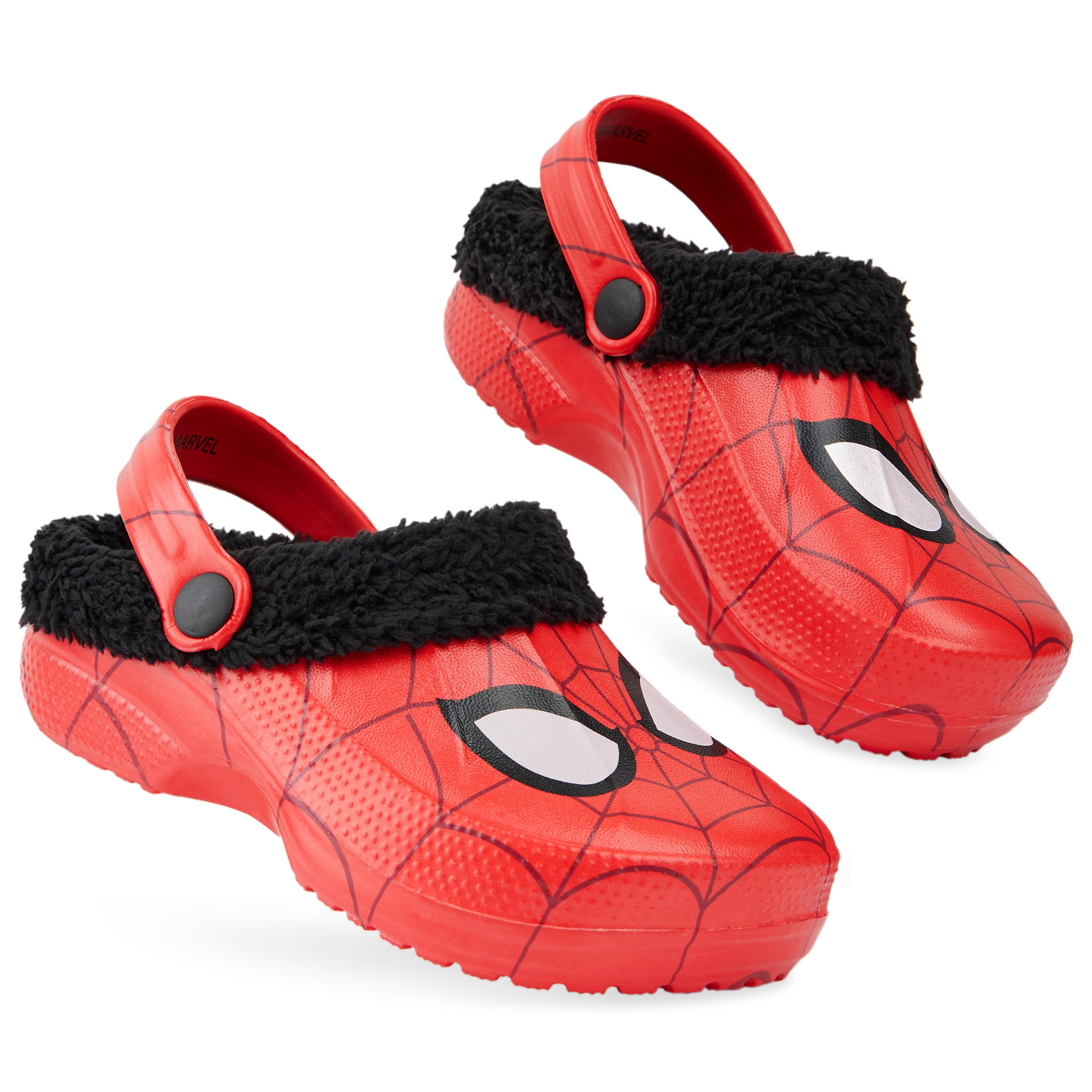 Marvel Boys Clogs - Spiderman Fleece Lined Clogs - Get Trend