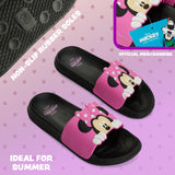 Disney Girls Sliders, Pool or Beach Shoes for Kids - Pink Minnie - Get Trend