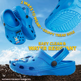 Sonic The Hedgehog Clogs Boys with Shoe Charms Garden Shoes Slip On Ankle Strap Indoor Outdoor Beach Holiday Essentials