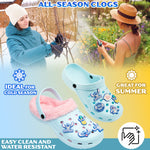 Disney Stitch Clogs for Women Fleece Lining Slip On Garden Shoes Heel Strap with Charms - Get Trend