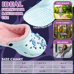 Disney Stitch Clogs for Women Fleece Lining Slip On Garden Shoes Heel Strap with Charms - Get Trend