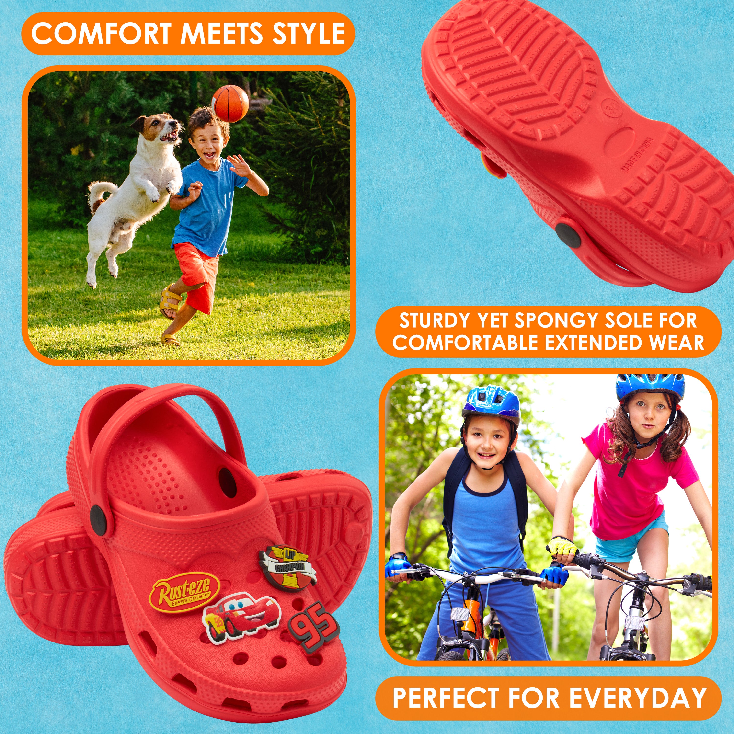 Get Trend Disney Cars Boys Clogs Garden Shoes - Get Trend