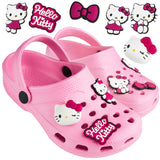 Get Trend Hello Kitty Sanrio Clogs Girls Garden Shoes Slip On Removable Charms
