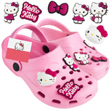 Get Trend Hello Kitty Sanrio Clogs Girls Garden Shoes Slip On Removable Charms