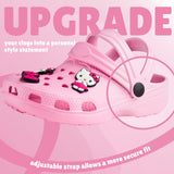 Get Trend Hello Kitty Sanrio Clogs Girls Garden Shoes Slip On Removable Charms