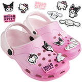 Get Trend Hello Kitty Sanrio Clogs Girls Garden Shoes Slip On Removable Charms