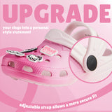 Get Trend Hello Kitty Sanrio Clogs Girls Garden Shoes Slip On Removable Charms