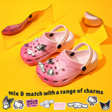Get Trend Hello Kitty Sanrio Clogs Girls Garden Shoes Slip On Removable Charms
