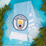 Manchester City F.C. Scarf for Men and Teenagers Cosy Neck Scarf, Man City Gifts