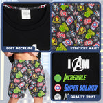 Marvel Avengers Men's Short Sleeve Pyjama Set 1