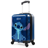Disney Stitch Suitcase Hard Shell 49 x 33 x 22 30L Capacity 4 Spinner Wheels