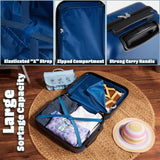 Disney Stitch Suitcase Hard Shell 49 x 33 x 22 30L Capacity 4 Spinner Wheels