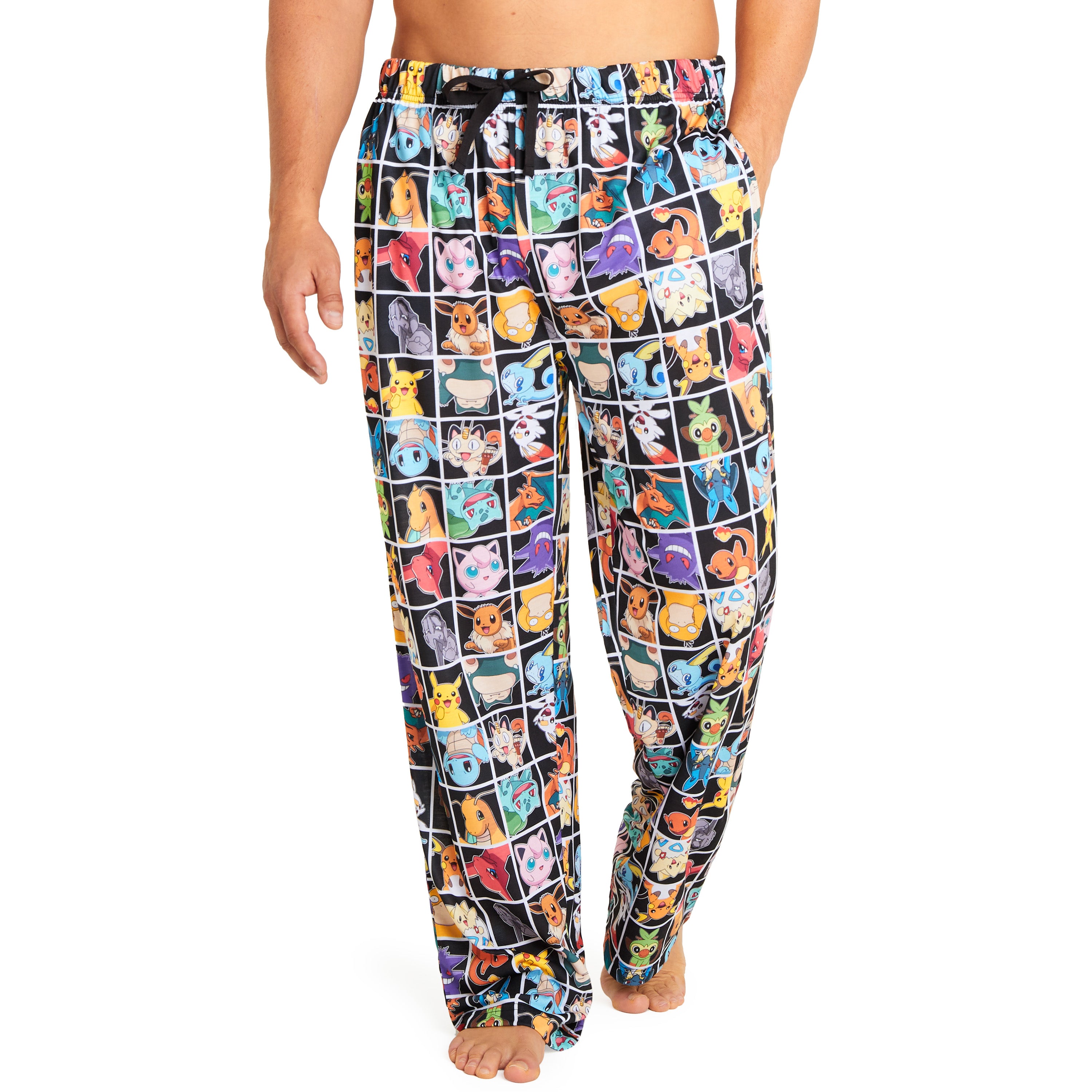 Pokemon Mens Pyjama Bottoms - Nightwear for Men - Get Trend