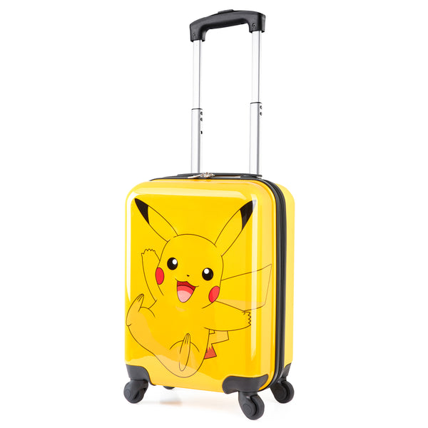 Pokemon Kids Suitcase with Wheels  Carry On Travel Bag with Handle - Get Trend