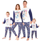 Bluey Pyjamas for Family Long Matching PJs Set Cosy Loungewear Warm Sleepwear Nightwear Children Men Women