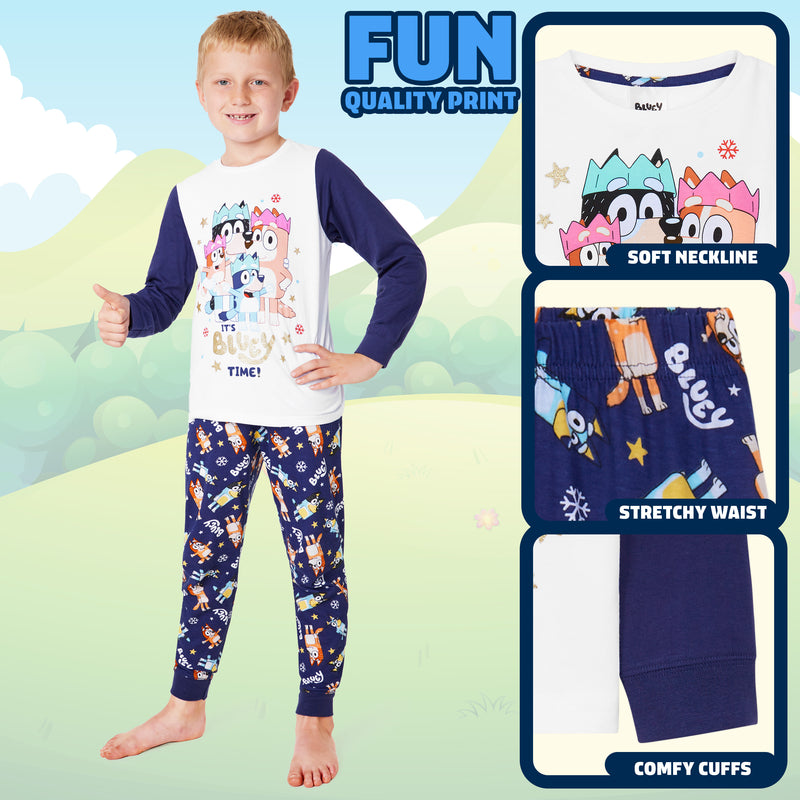 Bluey Christmas Matching Family Pyjamas - Matching PJs for Kids