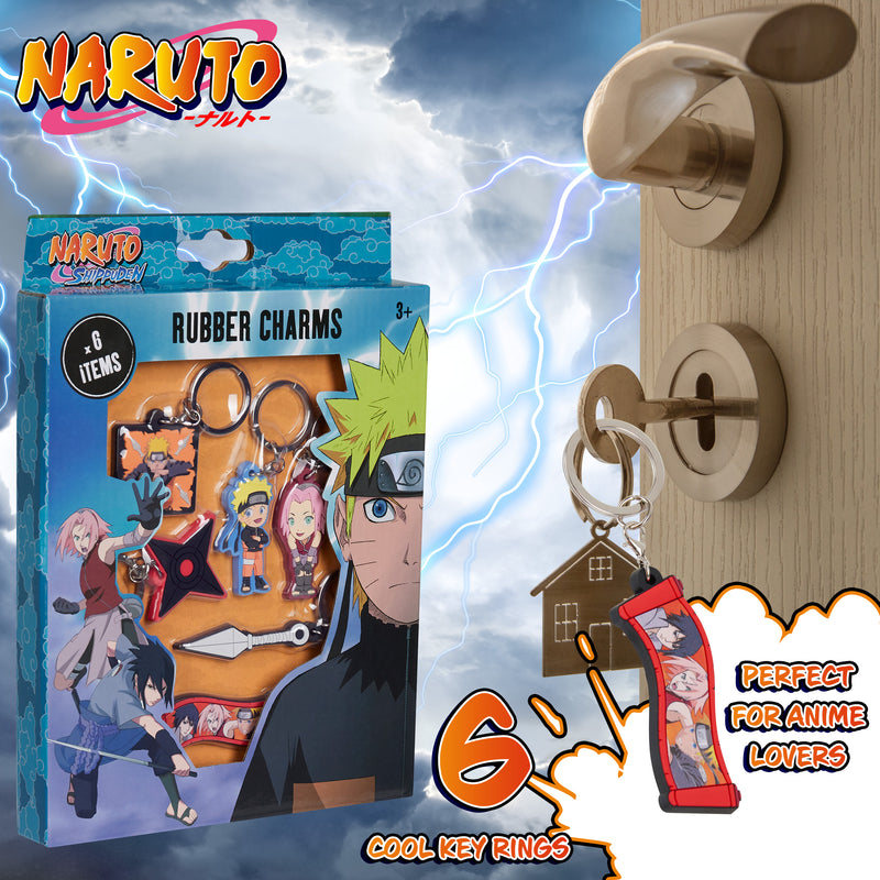 Naruto Keyrings for Kids - Mini Figures 6 Keychains  for Kids - Get Trend