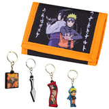 Naruto Boys Wallet and Keyrings for Kids - Wallet & keyring Set - Get Trend