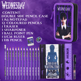 Wednesday Pencil Case with Stationery for Girls - Get Trend