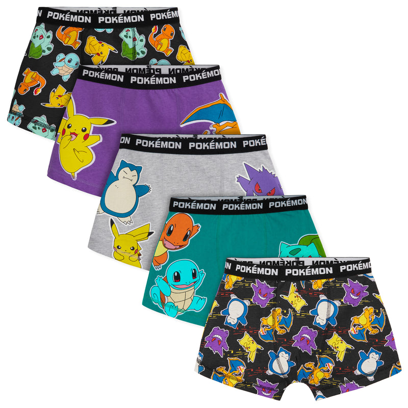 Kids Pokemon Underwear 5 Pack